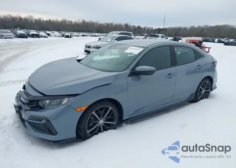 2020 Honda Civic Sport из США, поврежденный, VIN SHHFK7G49LU223311